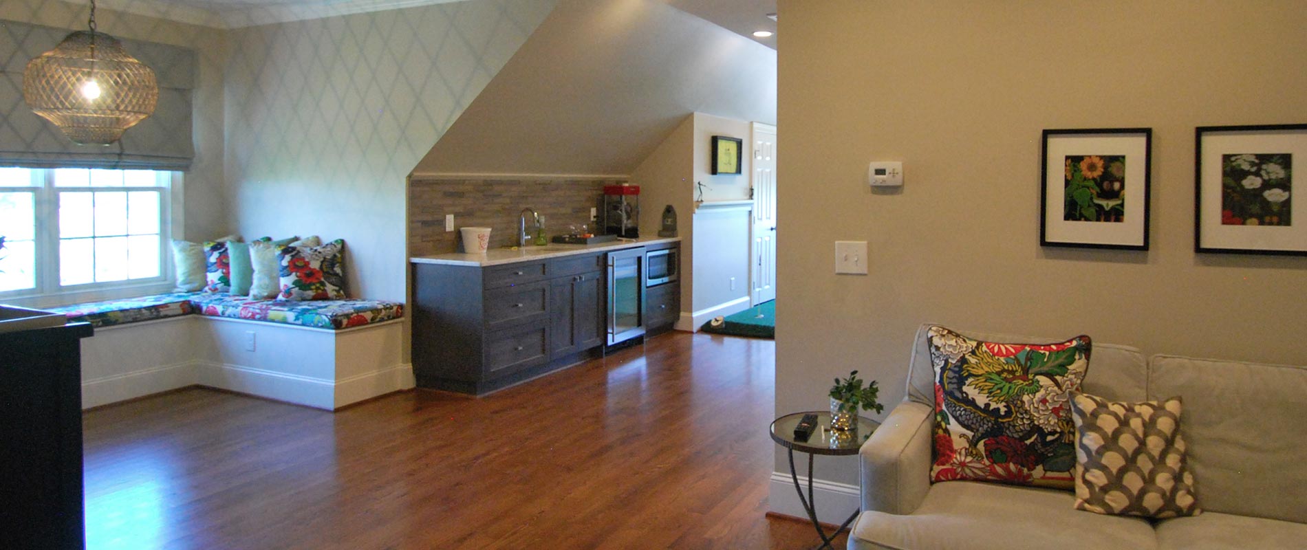 Living Room Renovation | Complete Construction Company | Apex, NC